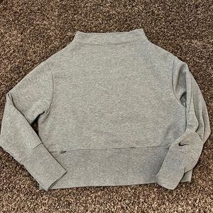 Gray Nike running sweatshirt